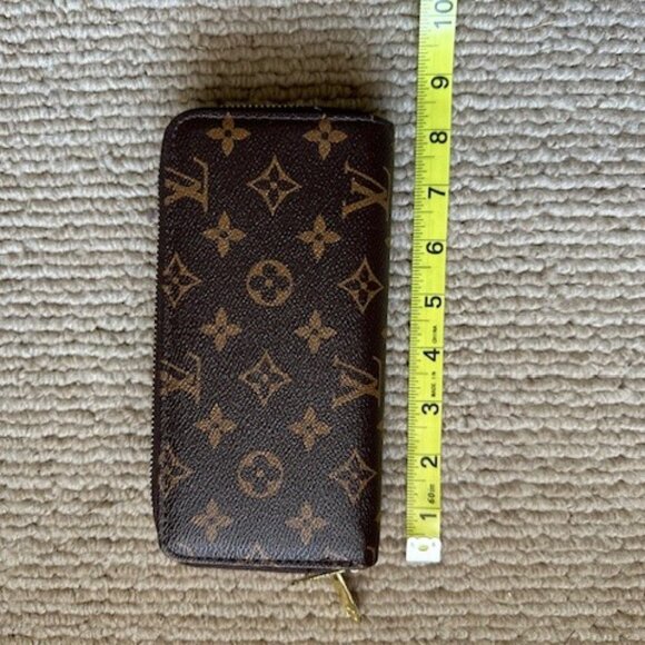 Brown wallet double zip - Picture 4 of 4